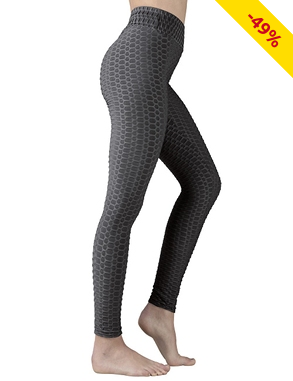 Sport-Leggings, formend, dunkelgrau