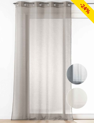Vorhang «Lissea», H 240, B 140 cm, taupe