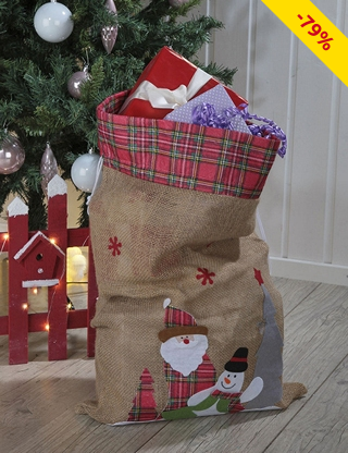 Weihnachtssack, 45 x 70 cm