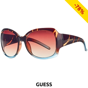 GUESS Grosse Sonnenbrille, braun