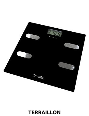 Terraillon Personenwaage «Fitness Black», mit Sportlermodus, max. 150 kg