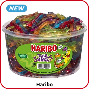 Haribo Twin Snakes süss und sauer, 150 Stück