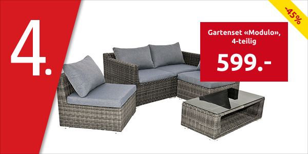 Gartenset «Modulo», 4-teilig