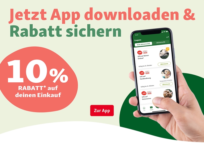 Jetzt App downloaden und Rabatt sichern