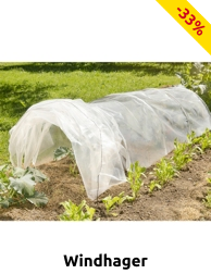 WINDHAGER Folientunnel «Akkordeon», 3 m