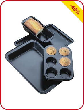 Backofen-Set, 4-teilig