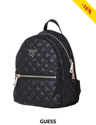 GUESS Rucksack «Cessily», schwarz