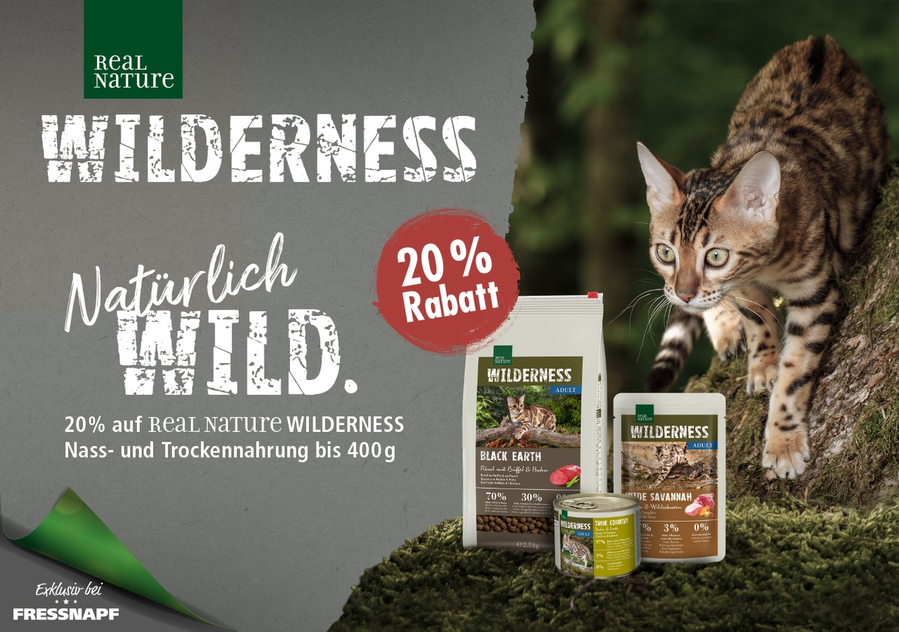 20% Rabatt auf Real Nature Wilderness 