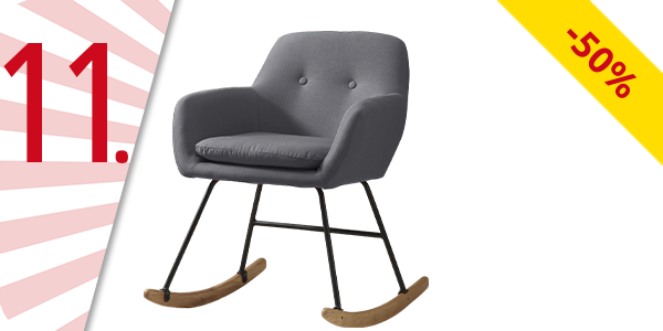 Schaukelstuhl in Grau