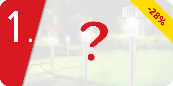 Solarlampen-Sticks, 24 Stück