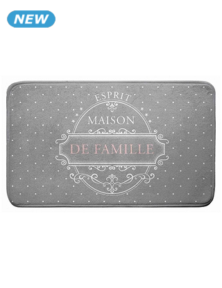 Badteppich «Haus», 75 x 45 cm