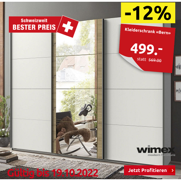 Kleiderschrank «Bern», B 225 cm