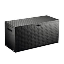 Opbergbox Nizza kunststof antraciet 52x120x60 cm | HORNBACH