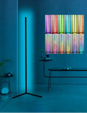 Lichtsäule, 83 LEDs, 4 Lichtmodi, mit Fernbedienung