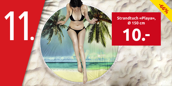 Strandtuch «Playa», Ø 150 cm