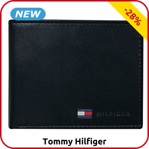Tommy Hilfiger Brieftasche, Leder, 3-farbig