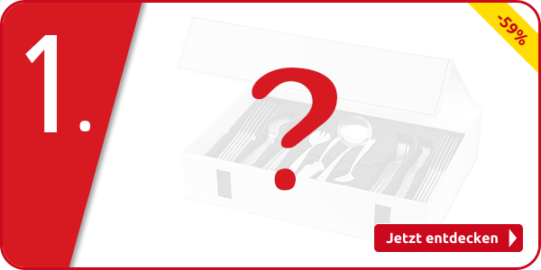 Besteckkoffer, weiss