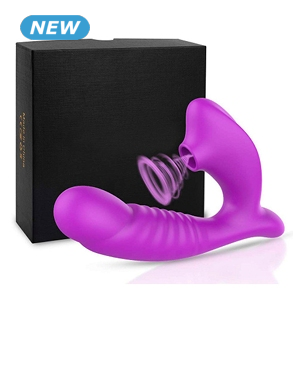 Vibrator 2-in-1 «Sucky», saugt und vibriert