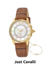 Just cavalli Damenuhr «Celine», braun
