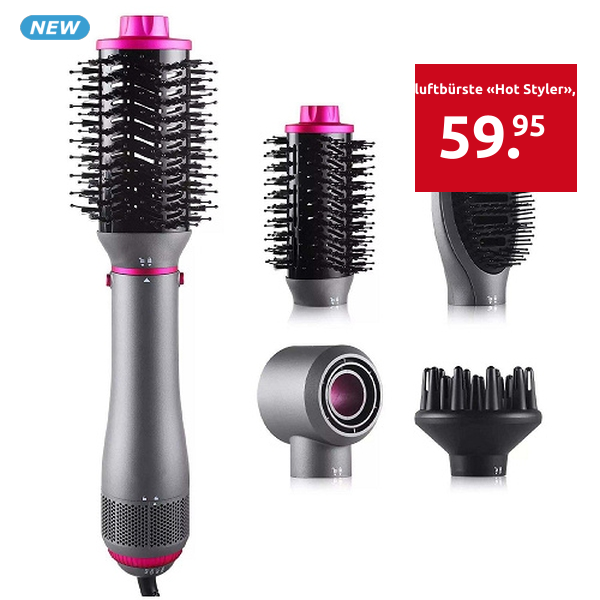 Warmluftbürste «Hot Styler», 4-in-1