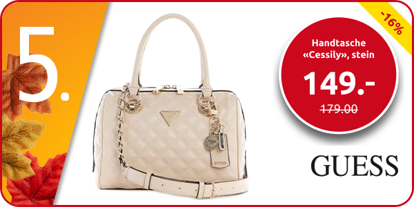 Guess Handtasche «Cessily», stein