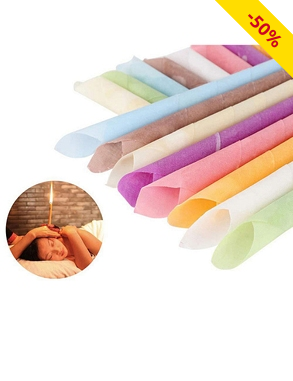 Ohrenkerzen, 32 Stück + 16  Aluminiumenden