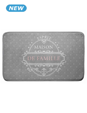 Badteppich «Haus», 75 x 45 cm