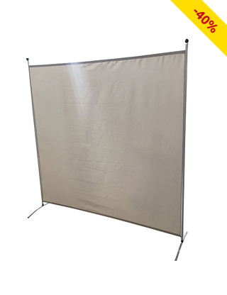 Stellwand «Prime», 178 x 178 cm, grau