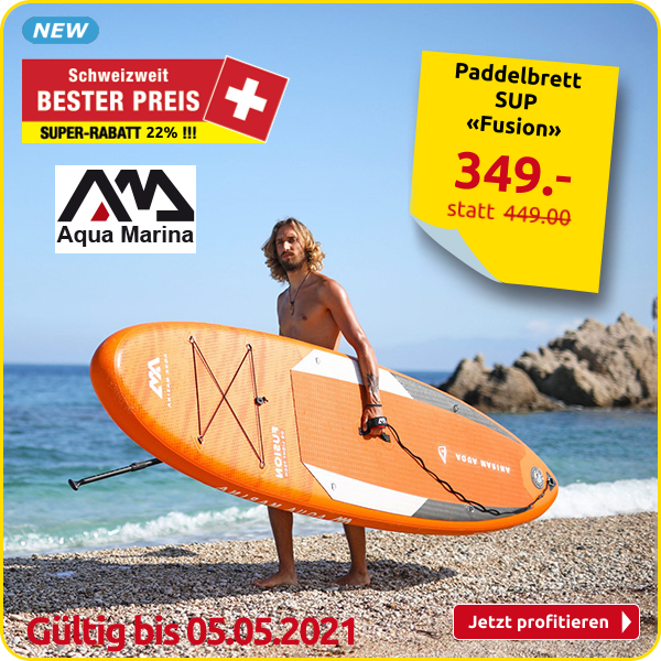 Paddelbrett SUP «Fusion», 330 cm, orange