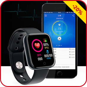 Fitness-Uhr, verbunden, 6 Funktionen