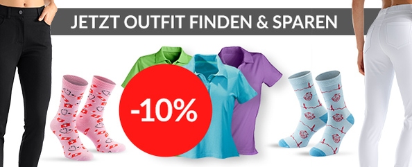 Outfit zusammenstellen & 10% sparen