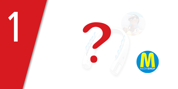 Tragbarer Nackenventilator «Cool 2 Go», Länge verstellbar 15 - 42 cm