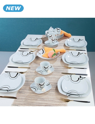 Tafelservice «Scala», 30-teilig, für 6 Personen