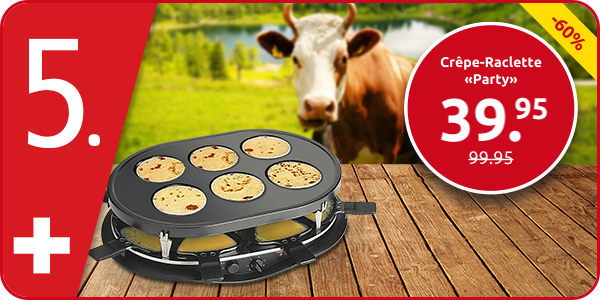 Crêpe-Raclette «Party»