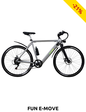 Fun E-Move Elektrovelo «W6», 6 Gänge, 25 km/h