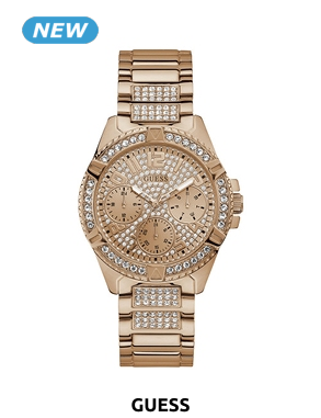 GUESS Montre Femme «Fanny», rose doré