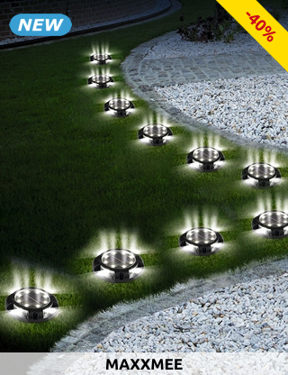 Solar-Bodenleuchtenset «Crépuscule», 4-teilig