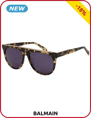 Balmain Sonnenbrille, unisex, leopard/braun