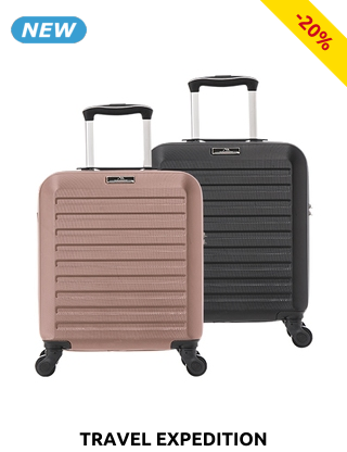 TRAVEL EXPEDITION Koffer «Easyflight», schwarz, 45 cm