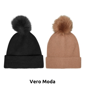 VERO MODA Mütze, schwarz