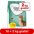 10 kg + 2 kg gratis Concept for Life kattenvoer