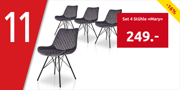 Set 4 Stühle «Mary»