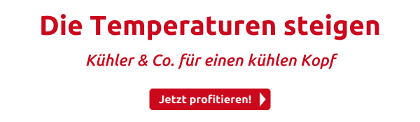 Die Temperaturen steigen