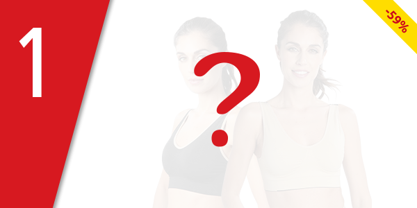 Wendbarer Sport-BH, schwarz/beige