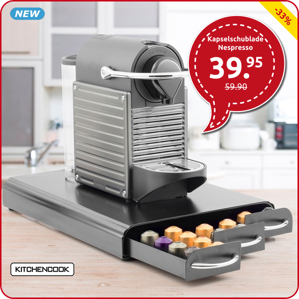 Kapselschublade Nespresso Kitchencook