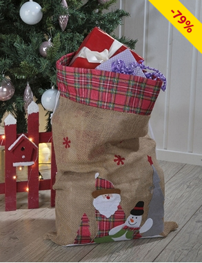 Weihnachtssack, 45 x 70 cm