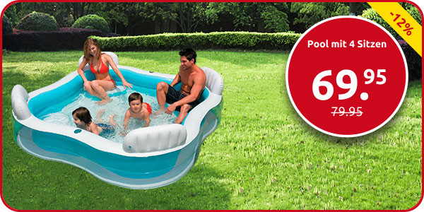 Pool mit 4 Sitzen