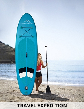 TRAVEL EXPEDITION Stand up Paddle «Series» aufblasbar, 275 x 76 x 10 cm