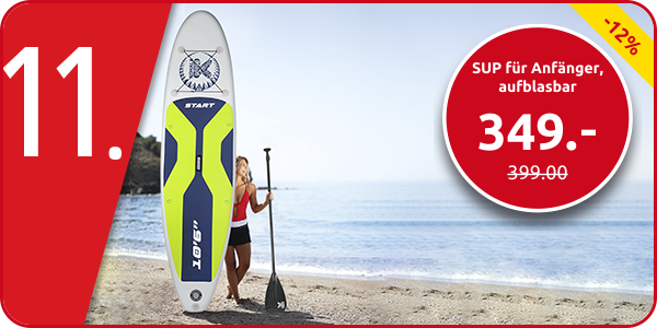 SUP für Anfänger, aufblasbar, L 320 x 81 cm