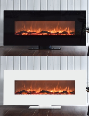 LED-Kamin «XXL», schwarz